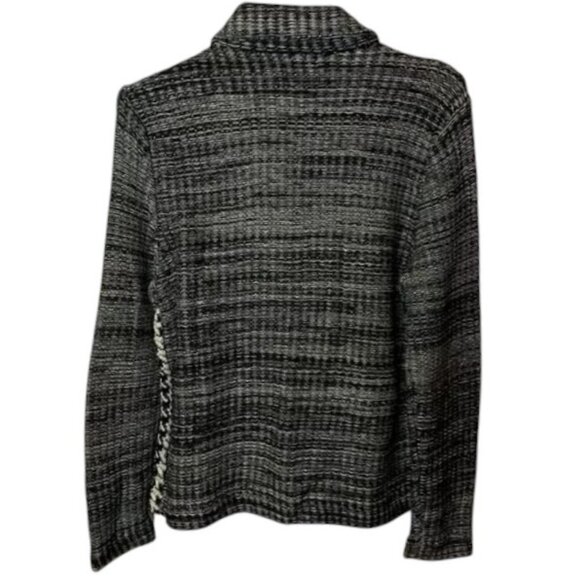 Chaps black/white pattern jacket size M - Picture 3 of 6